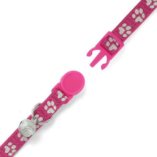 Printed Collar for Cats & Puppies (Pink)