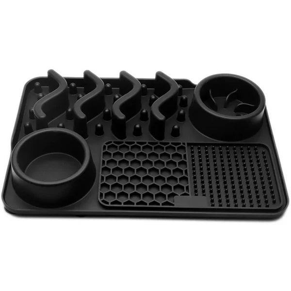 Lick Mat for Dogs and Cats (Black)