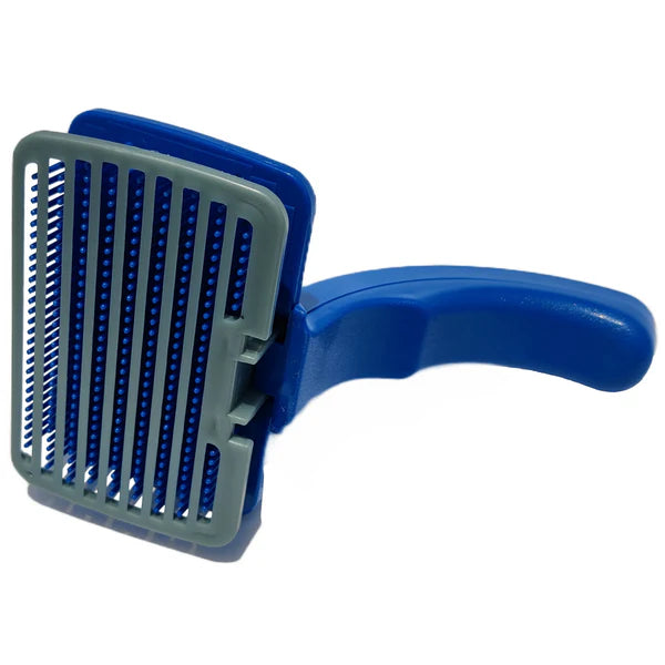 Soft Slicker Brush for Dogs (Blue)